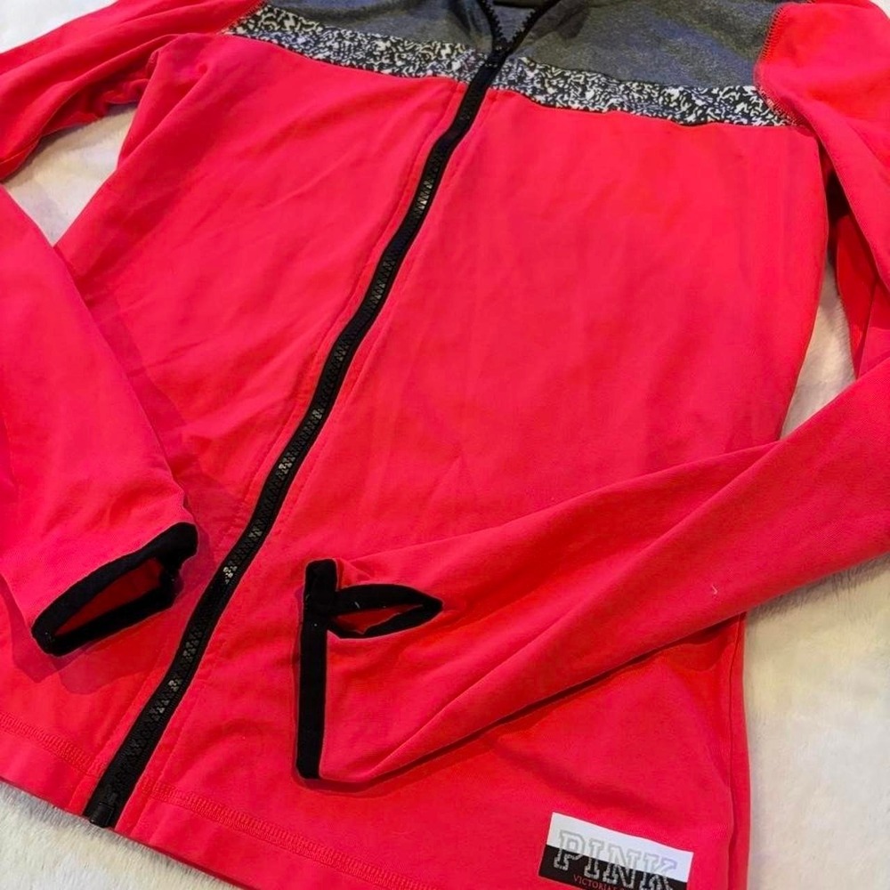 Victoria's Secret PINK Ultimate Full-Zip Jacket Hot Pink